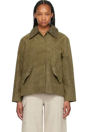 Holzweiler double-breasted short coat - Neutrals