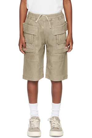 DONDUP KIDS drawstring-waist bermuda shorts - White