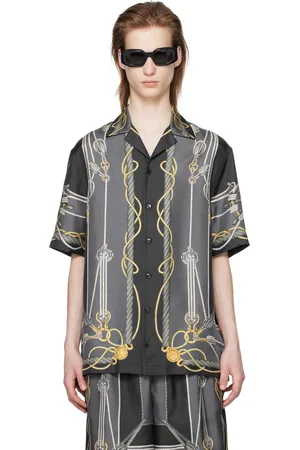 VERSACE Black Nautical Shirt