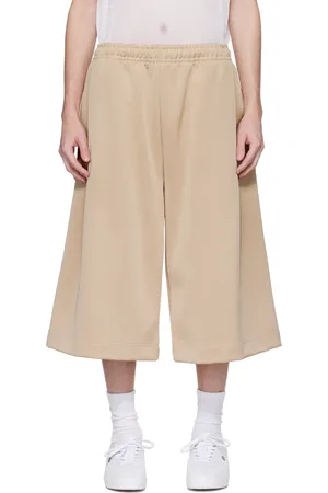 Lacoste Beige Runway Oversized Bermuda Shorts
