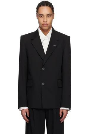 WOOYOUNGMI Black Wool Single Blazer
