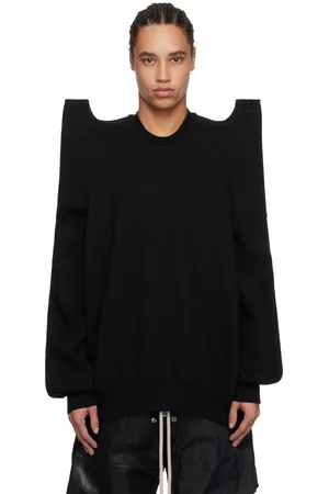 Rick Owens Black Hollywood Tecsweat Sweatshirt