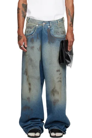 LU’U DAN Blue Kriss Kross Jeans