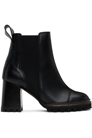See by Chloé Black Mallory Chelsea Boots