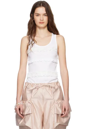 Simone Rocha Ruffle Frill Tank Top