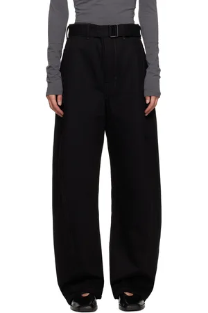 LEMAIRE Black Belted Jeans
