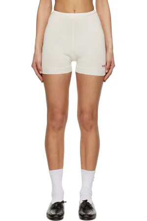 BODE Off-White Meringue Shorts
