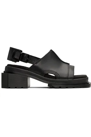 Dr. Martens Black Maybole Open Toe Mules