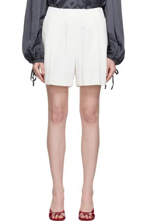 DRIES VAN NOTEN Off-White Wide Denim Shorts
