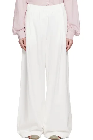 DRIES VAN NOTEN Off-White Drawstring Jeans