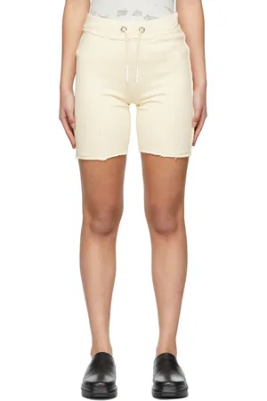 Helmut Lang Off-White Panel Lounge Shorts