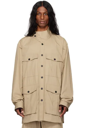 DRIES VAN NOTEN Beige Twill Overshirt