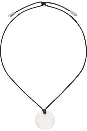 Sophie Buhai Black Small Full Moon Pendant Necklace