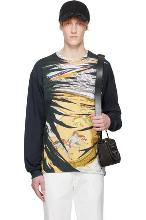 Diesel Black & Yellow T-Boxt-Ls-R2 T-shirt