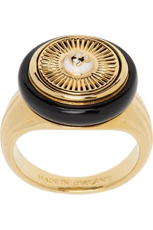 Casablanca Gold Spoke Wheel Ring