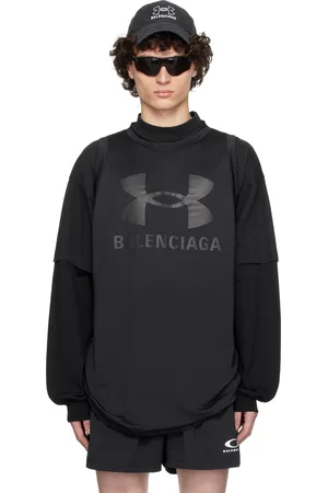 Balenciaga Black Under Armour Edition Triple Layered T-shirt