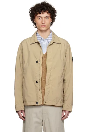 Stone Island Beige Light Compact Touch Poly-TC Jacket