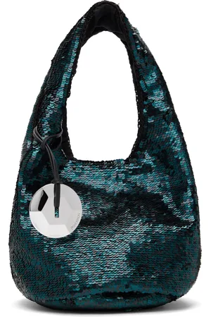 J.W.Anderson Blue Mini Sequin Shopper Bag