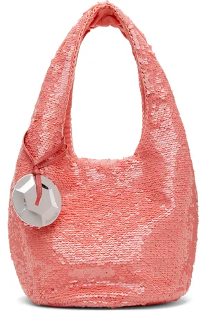 J.W.Anderson Pink Mini Sequin Shopper Bag