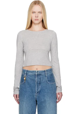 ÉTERNE Gray Long Sleeve Baby T-shirt