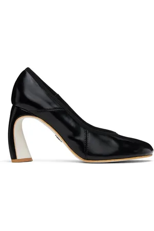Tory Burch Black Peep Toe 90mm Heels