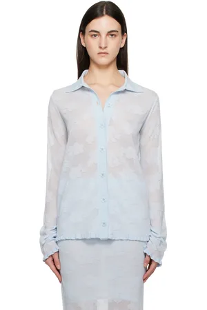 Cecilie Bahnsen Blue Petra Cardigan