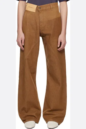 J.W.Anderson Brown Twisted Workwear Jeans