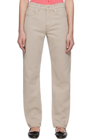 J.W.Anderson Taupe Twisted Slim Leg Denim Jeans
