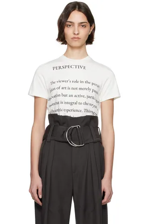 J.W.Anderson White Text Print T-shirt