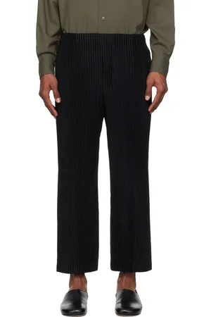 Issey Miyake Black Monthly Color April Trousers