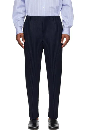 Issey Miyake Navy Basics Trousers