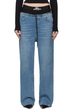 PROTOTYPES Blue Waistband Regular Jeans