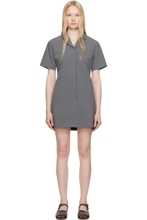 SANDY LIANG Gray Nurse Minidress