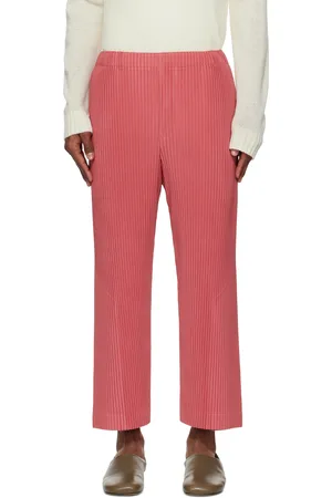 Issey Miyake Red Monthly Color April Trousers