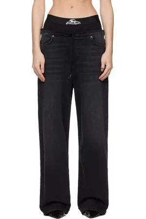 PROTOTYPES Black Waistband Regular Jeans