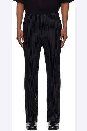 Issey Miyake Black Outer Mesh Trousers