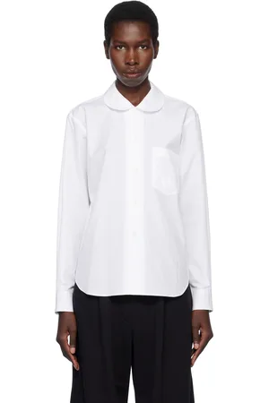 Comme des Garçons White Peter Pan Collar Shirt
