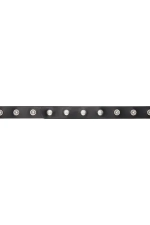 Rick Owens Black Hollywood Snap Belt