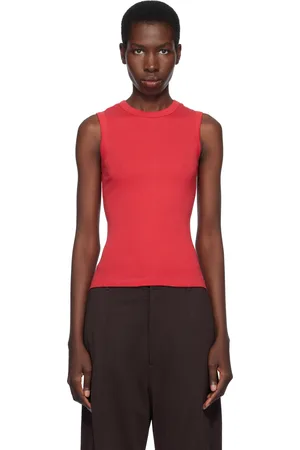 Flore Flore Red Esmé Tank Top