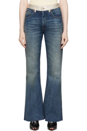 Maison Margiela Blue Bootcut Jeans