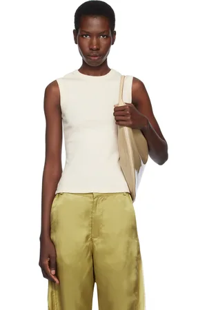 Flore Flore Off-White Esmé Tank Top