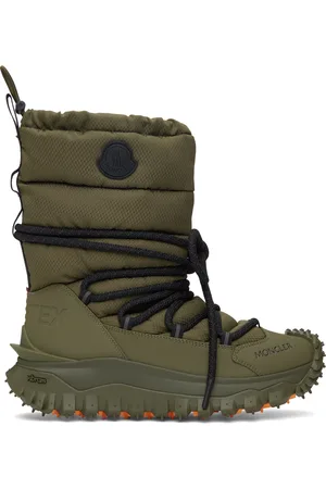 Moncler Khaki Trailgrip Après Boots