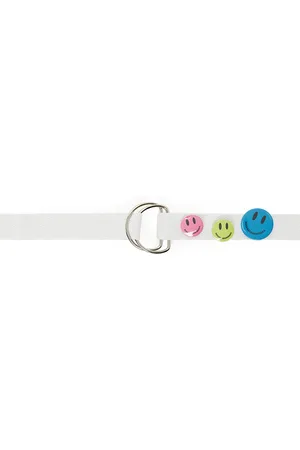 CRLNBSMNS Kids Smiley Pin Buttons Belt