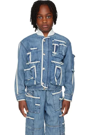 Diesel Kids Blue Jschut-J Denim Jacket