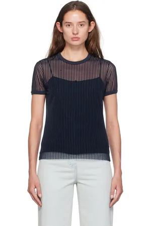 Givenchy Navy Slim Fit Polka Dots T-Shirt