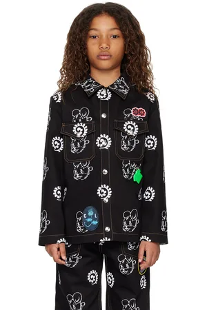 Chopova Lowena SSENSE Exclusive Kids Mouse Puppy Denim Jacket