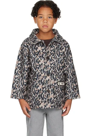 Wynken Kids Beige Daily Long Bomber Jacket