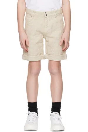 Givenchy Kids Beige Rolled Shorts
