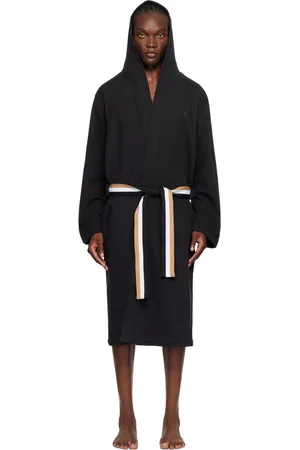 HUGO BOSS Black Hooded Robe