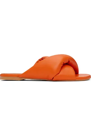 J.W.Anderson Orange Twist Flat Sandals